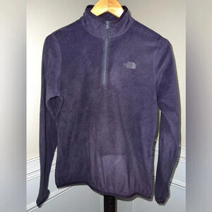 The North Face Purple Quarter Zip Pullover
